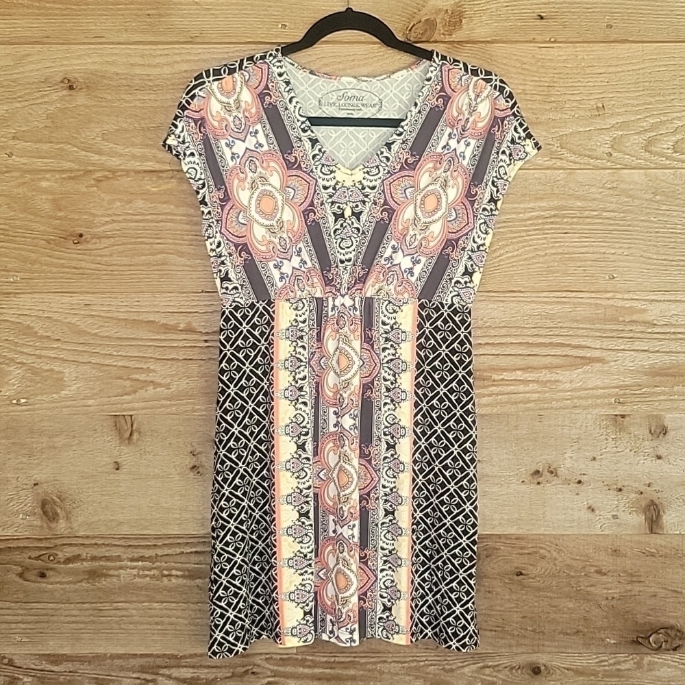 Soma Tunic Top/Mini Night Gown Size Small